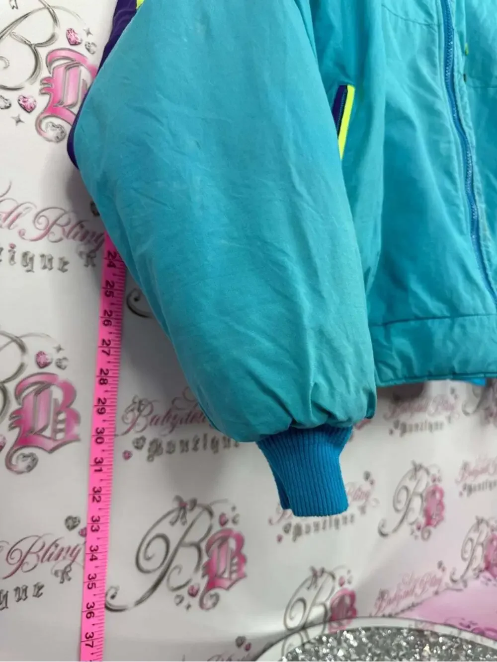 Sunice Teal, Purple & Neon Yellow Ski Jacket